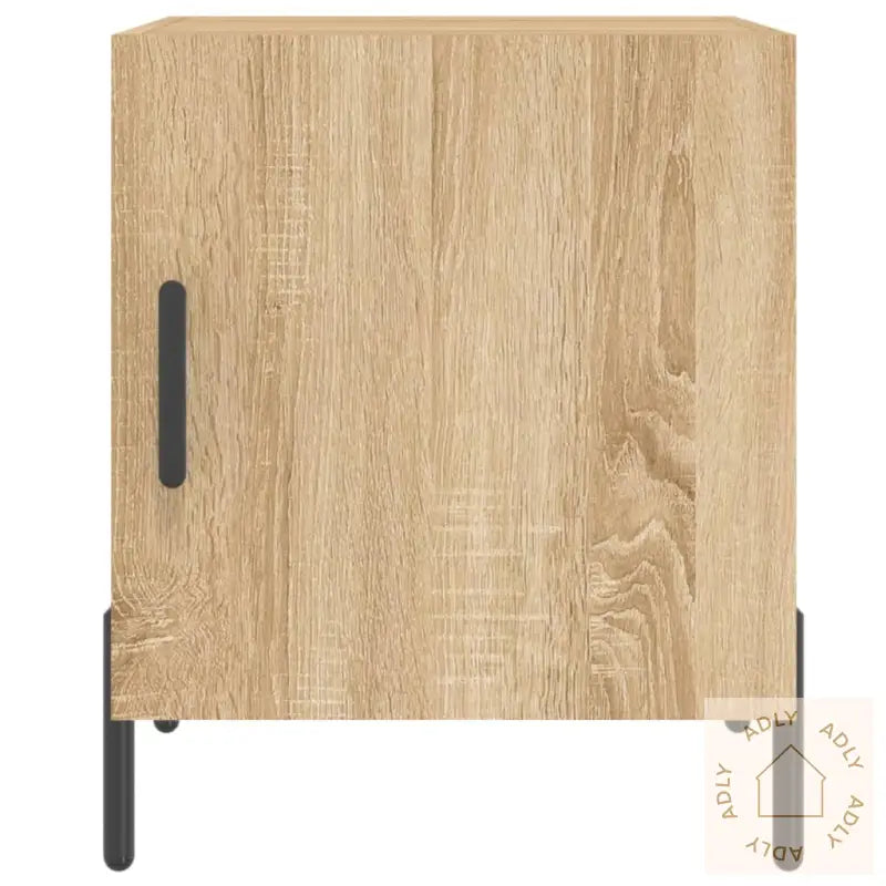 Nattbord 2 Stk Sonoma Eik 40X40X50 Cm Konstruert Tre
