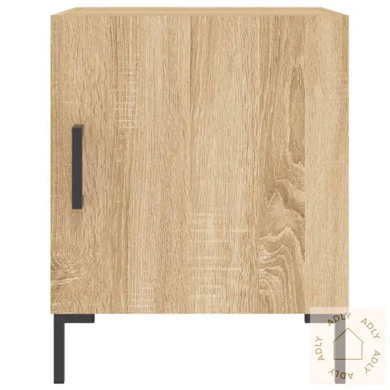 Nattbord 2 Stk Sonoma Eik 40X40X50 Cm Konstruert Tre