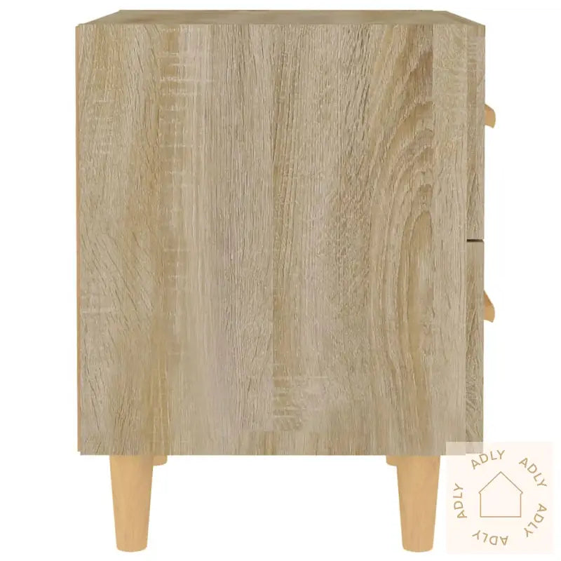 Nattbord 2 Stk Sonoma Eik 40X35X47,5 Cm