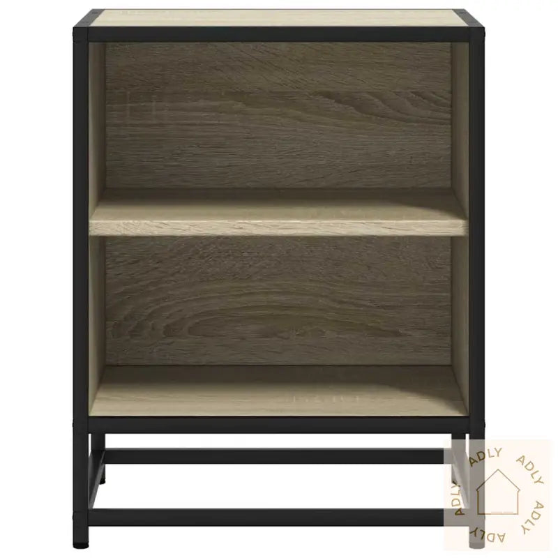 Nattbord Sonoma Eik 40X31X50 Cm Konstruert Tre Og Metall