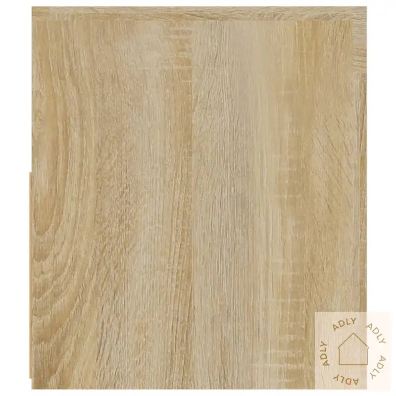 Nattbord Med Led 2 Stk Sonoma Eik 60X35X40 Cm