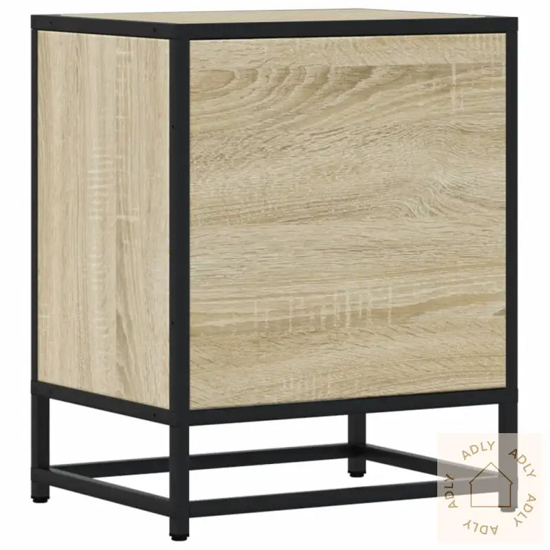 Nattbord 2 Stk Sonoma Eik 40X31X50 Cm Konstruert Tre