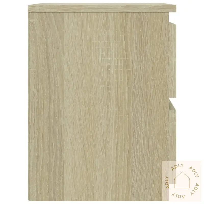 Nattbord 2 Stk Sonoma Eik 30X30X40 Cm Konstruert Tre