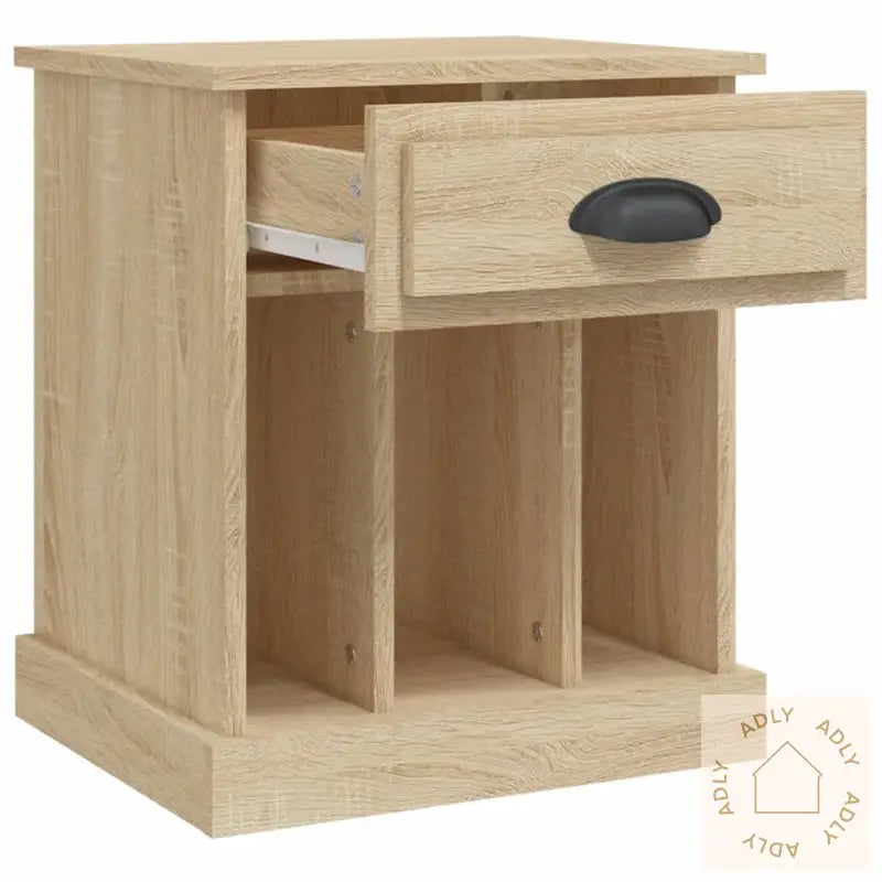 Nattbord 2 Stk Sonoma Eik 43X36X50 Cm