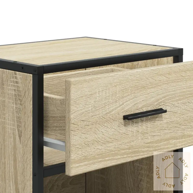 Nattbord 2 Stk Sonoma Eik 40X31X50 Cm Konstruert Tre