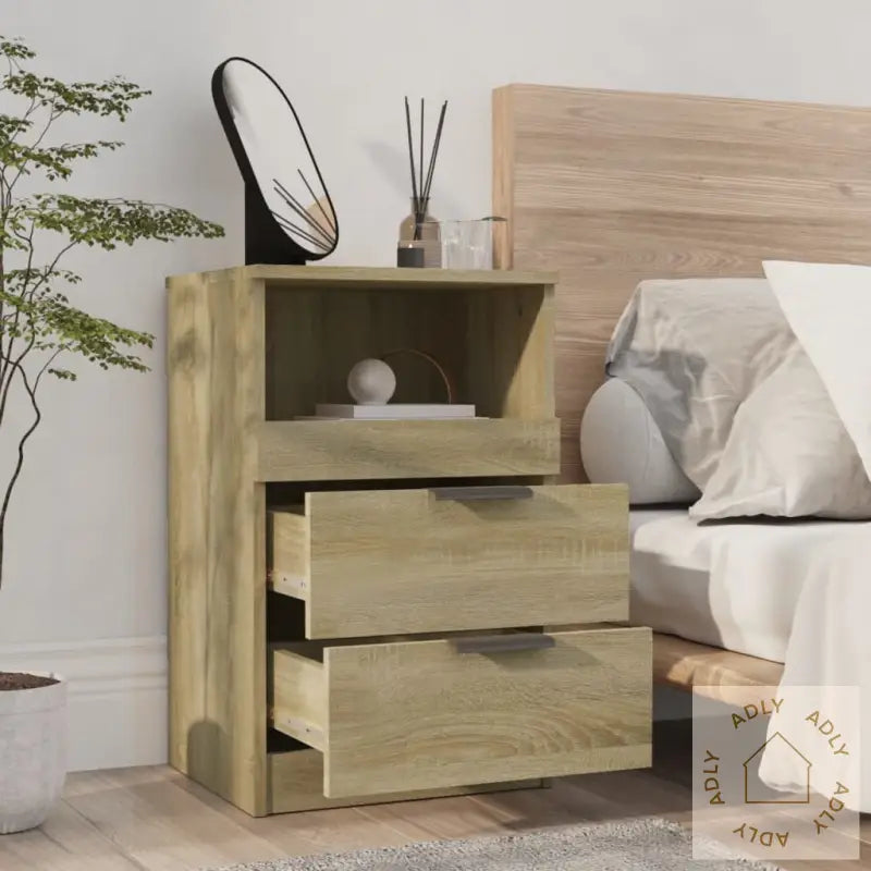 Nattbord Sonoma Eik Konstruert Tre