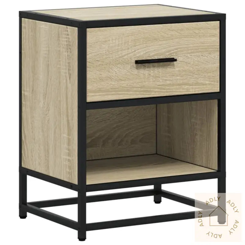 Nattbord Sonoma Eik 40X31X50 Cm Konstruert Tre