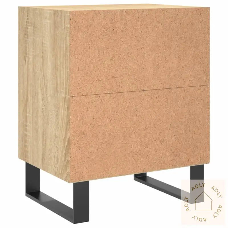 Nattbord 2 Stk Sonoma Eik 40X30X50 Cm Konstruert Tre