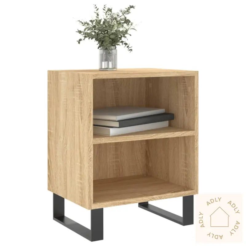 Nattbord 2 Stk Sonoma Eik 40X30X50 Cm Konstruert Tre