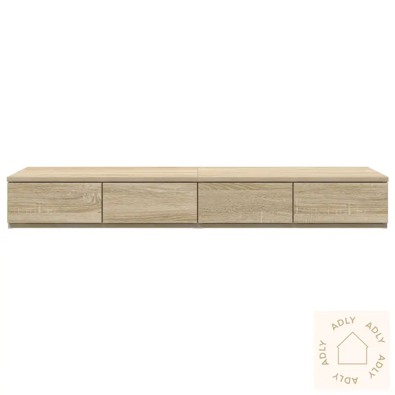 Nattbord I Sonoma Eik 120X36.5X16.5 Cm Konstrukt Treet