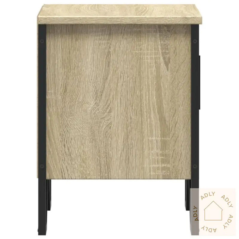 Nattbord 2 Stk Sonoma Eik 40X30X40 Cm Sponplate
