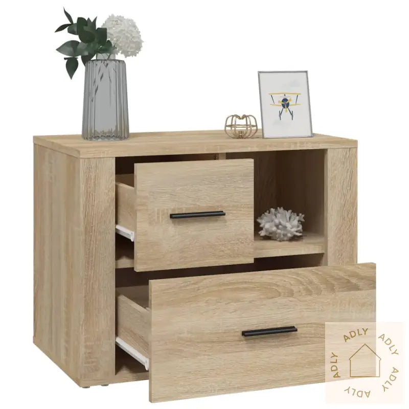 Nattbord Sonoma Eik 60X36X45 Cm Konstruert Tre