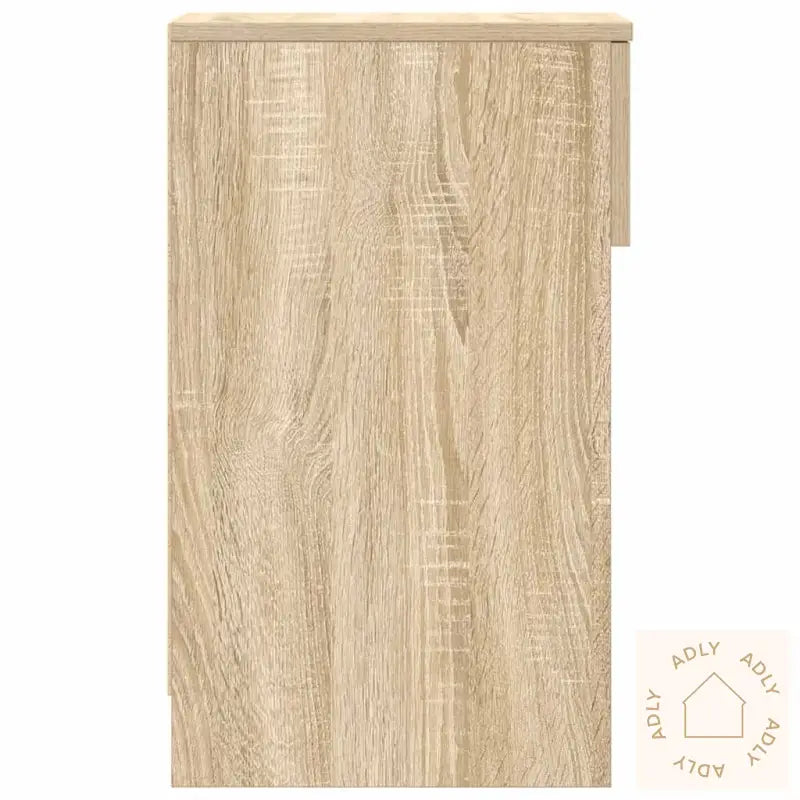 Nattbord Med Skuff Sonoma Eik 20X36X60 Cm