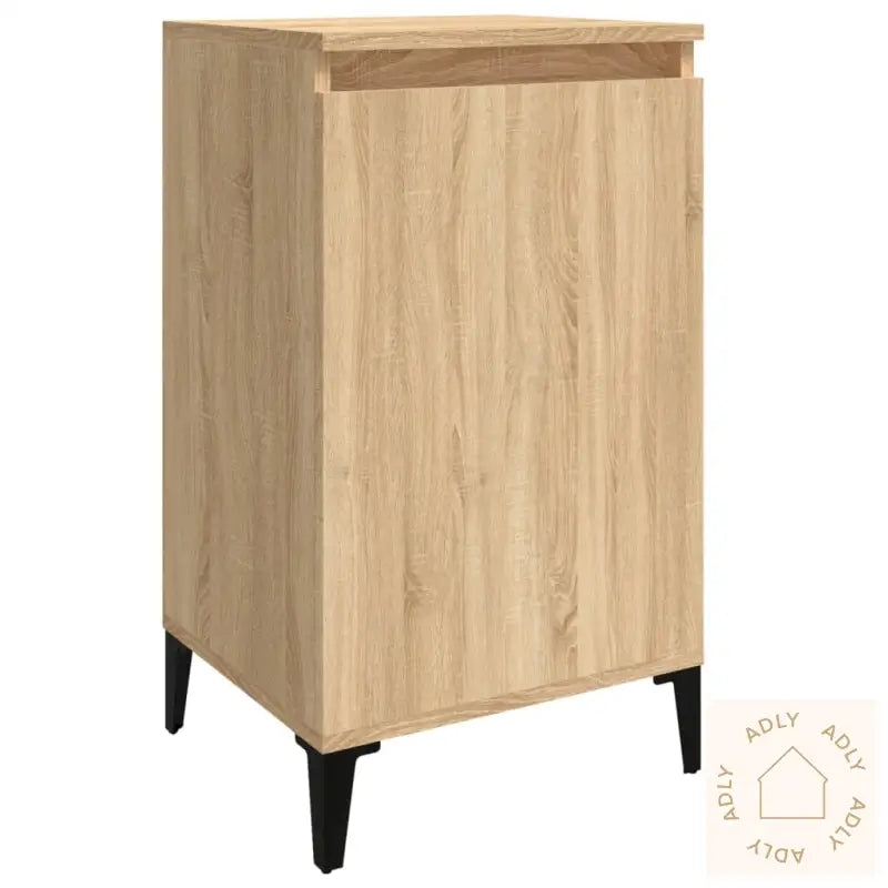 Nattbord 2 Stk Sonoma Eik 40X35X70 Cm Konstruert Tre