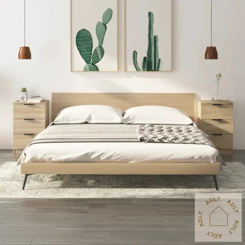 Nattbord 2 Stk Sonoma Eik 40X36X65 Cm