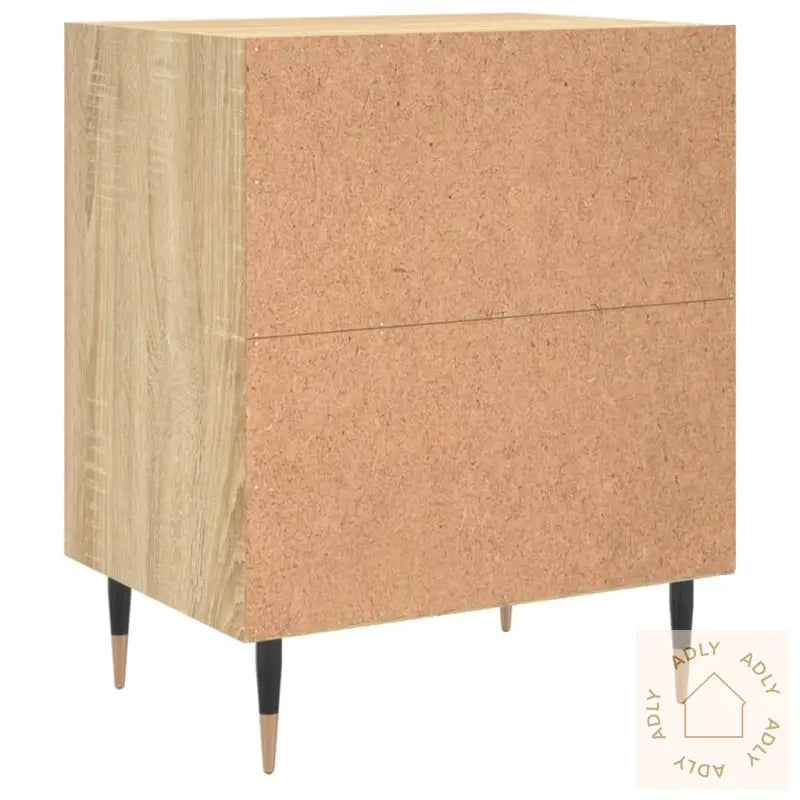 Nattbord 2 Stk Sonoma Eik 40X30X50 Cm Konstruert Tre