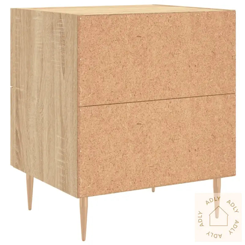 Nattbord Sonoma Eik 40X35X47,5 Cm Konstruert Tre