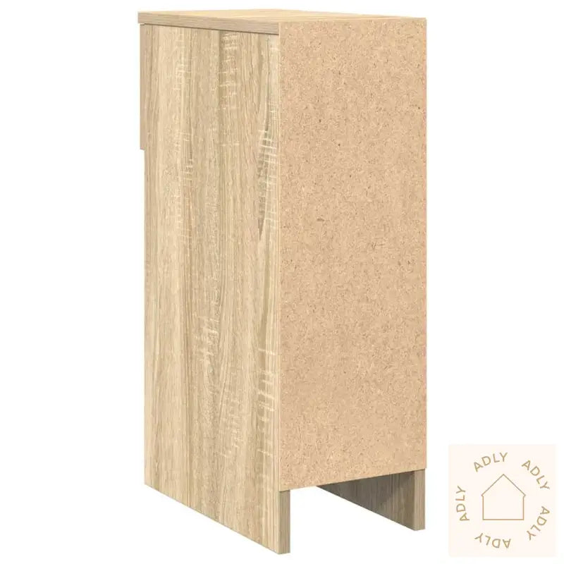 Nattbord Med Skuff Sonoma Eik 20X36X60 Cm