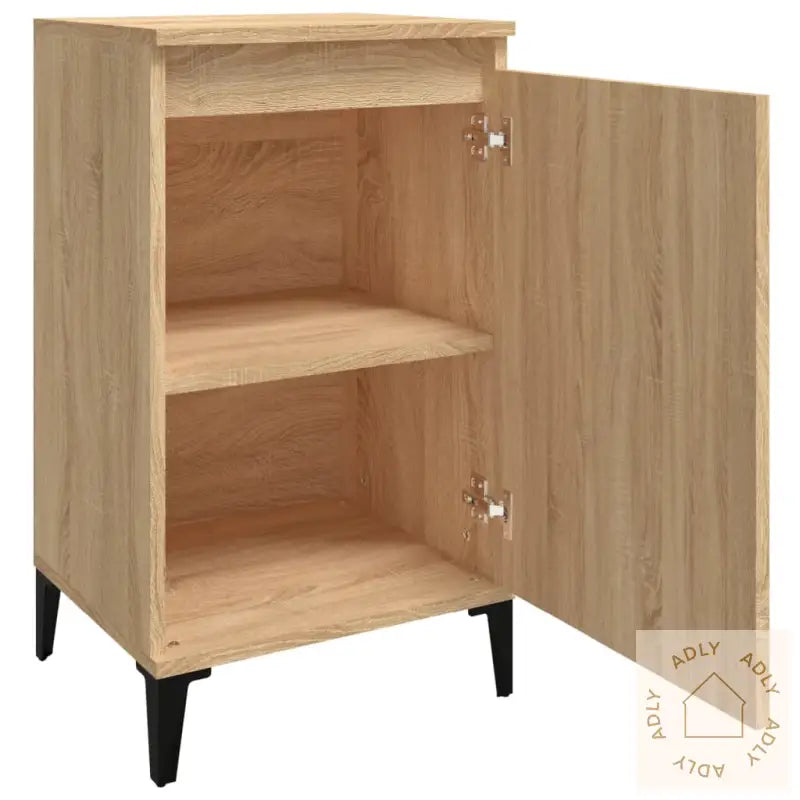 Nattbord 2 Stk Sonoma Eik 40X35X70 Cm Konstruert Tre