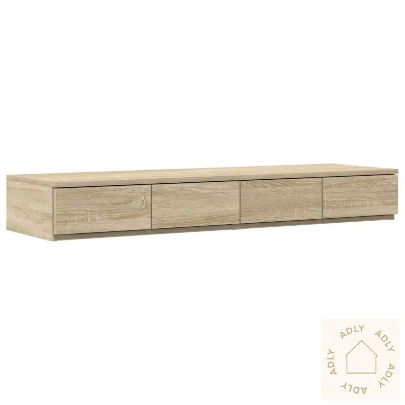 Nattbord I Sonoma Eik 120X36.5X16.5 Cm Konstrukt Treet