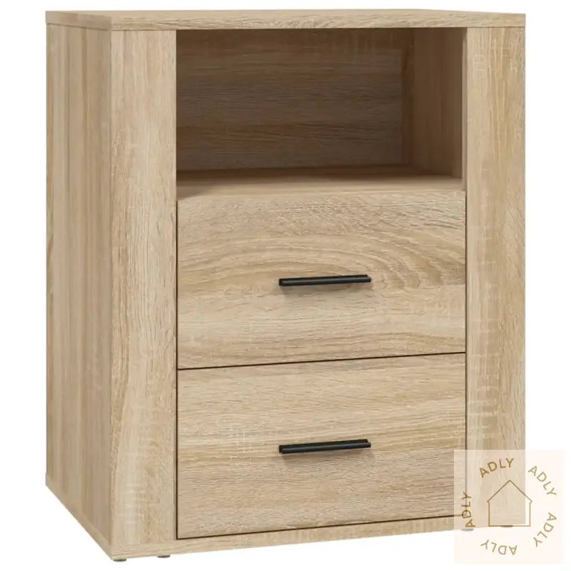 Nattbord Sonoma Eik 50X36X60 Cm Konstruert Tre
