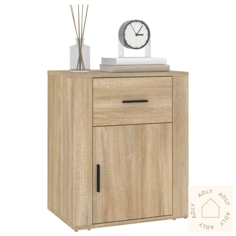 Nattbord Sonoma Eik 50X36X60 Cm Konstruert Tre