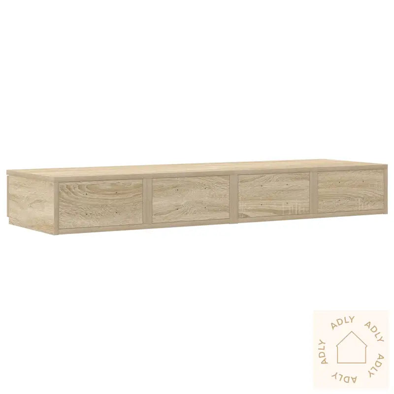 Nattbord I Sonoma Eik 120X36.5X16.5 Cm Konstrukt Treet