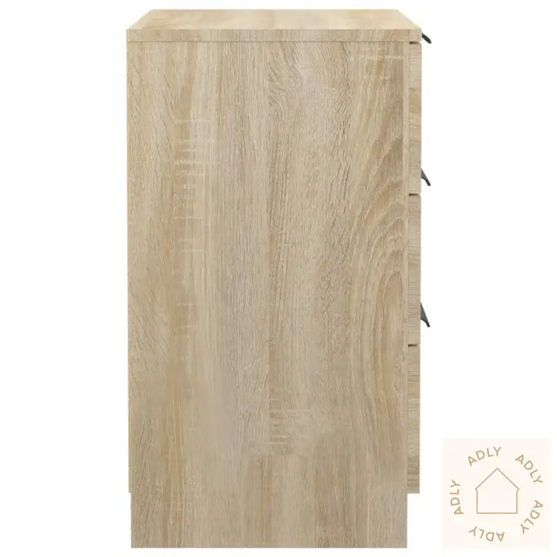 Nattbord 2 Stk Sonoma Eik 40X36X65 Cm