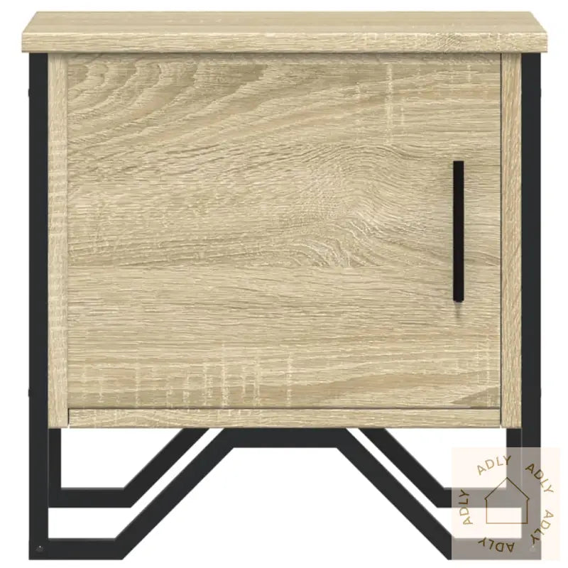 Nattbord 2 Stk Sonoma Eik 40X30X40 Cm Sponplate