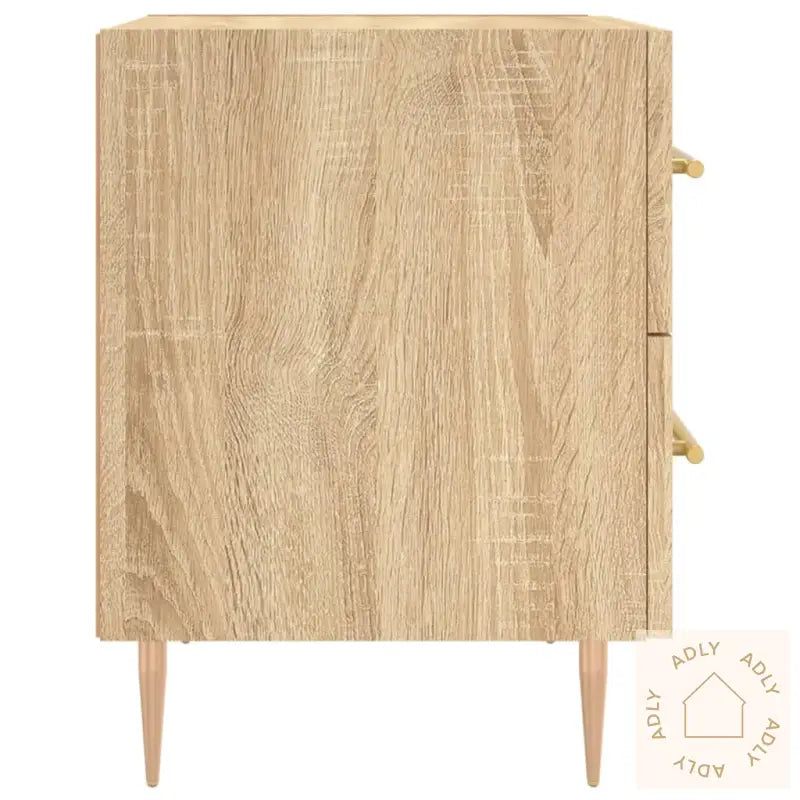 Nattbord Sonoma Eik 40X35X47,5 Cm Konstruert Tre