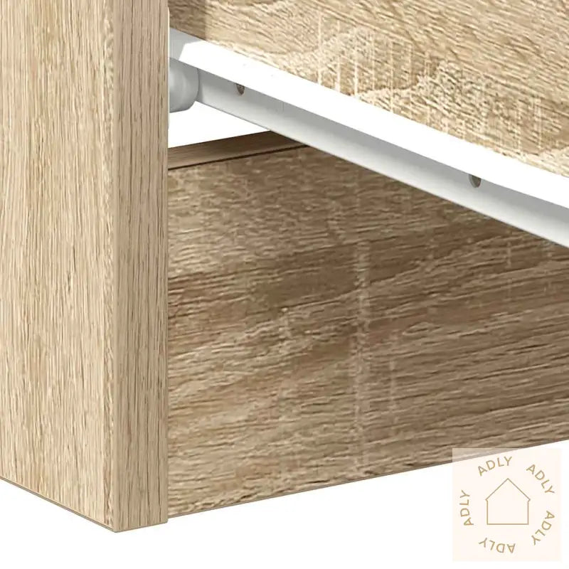 Nattbord Sonoma Eik 38X35X56 Cm Konstruert Tre