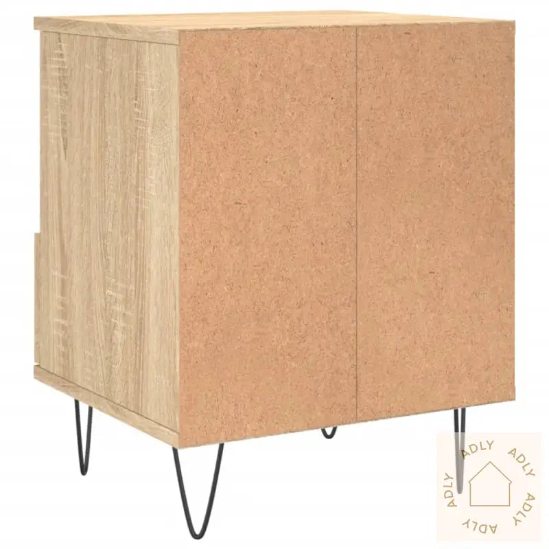 Nattbord 2 Stk Sonoma Eik 40X35X50 Cm Konstruert Tre