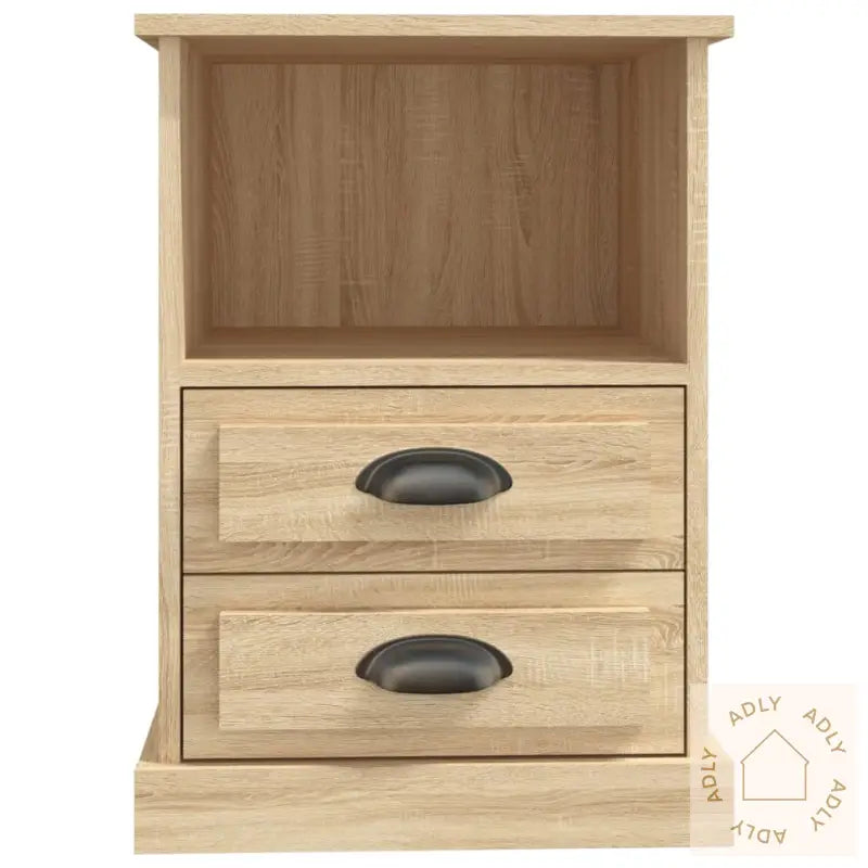 Nattbord 2 Stk Sonoma Eik 43X36X60 Cm