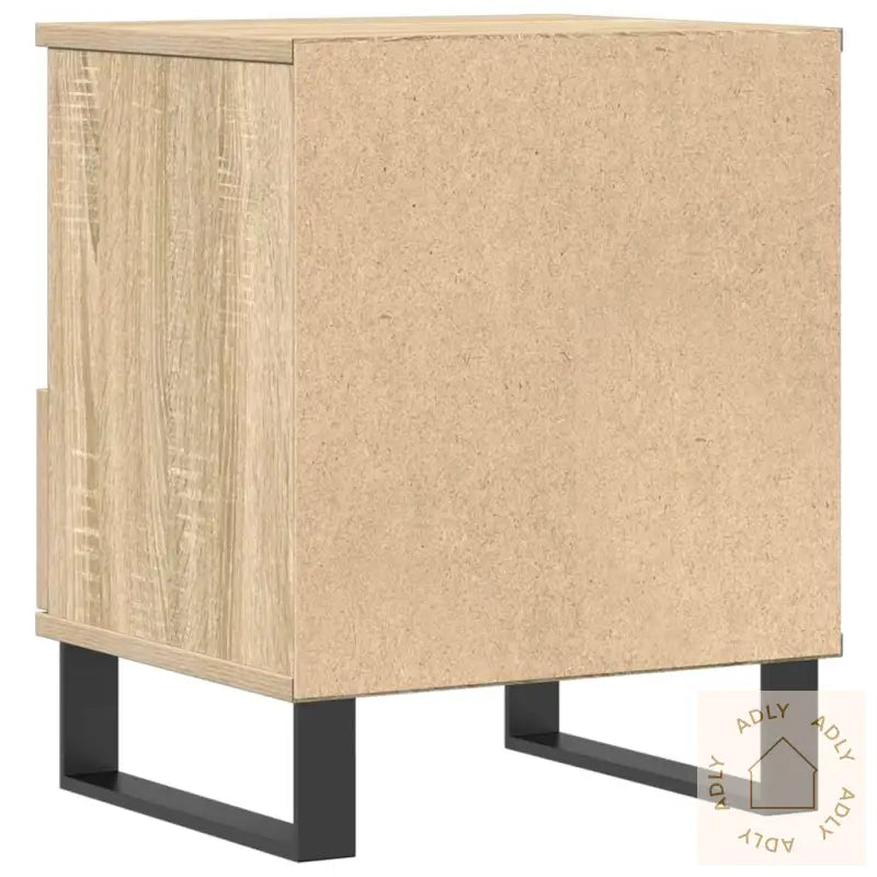 Nattbord 2 Stk Sonoma Eik 40X35X50 Cm Konstruert Tre