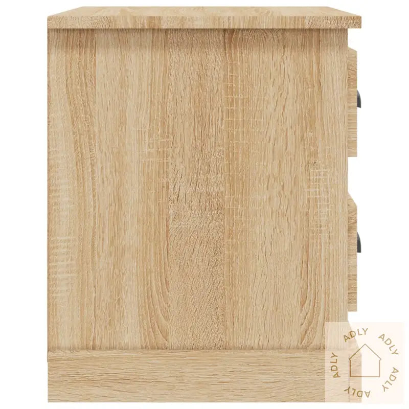 Nattbord 2 Stk Sonoma Eik 39X39X47,5 Cm Konstruert Tre