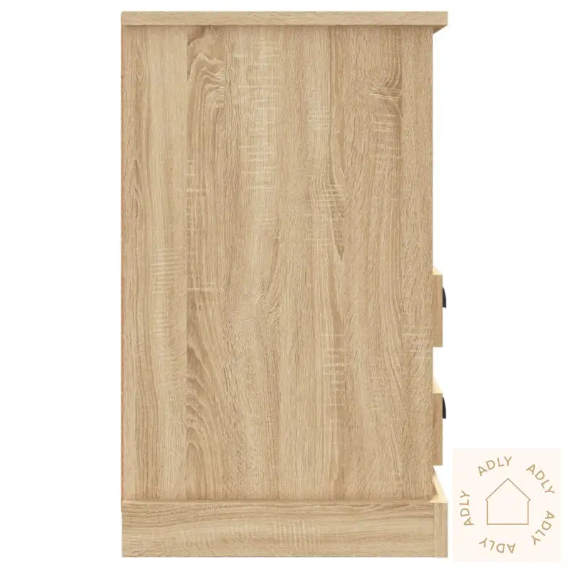 Nattbord 2 Stk Sonoma Eik 43X36X60 Cm