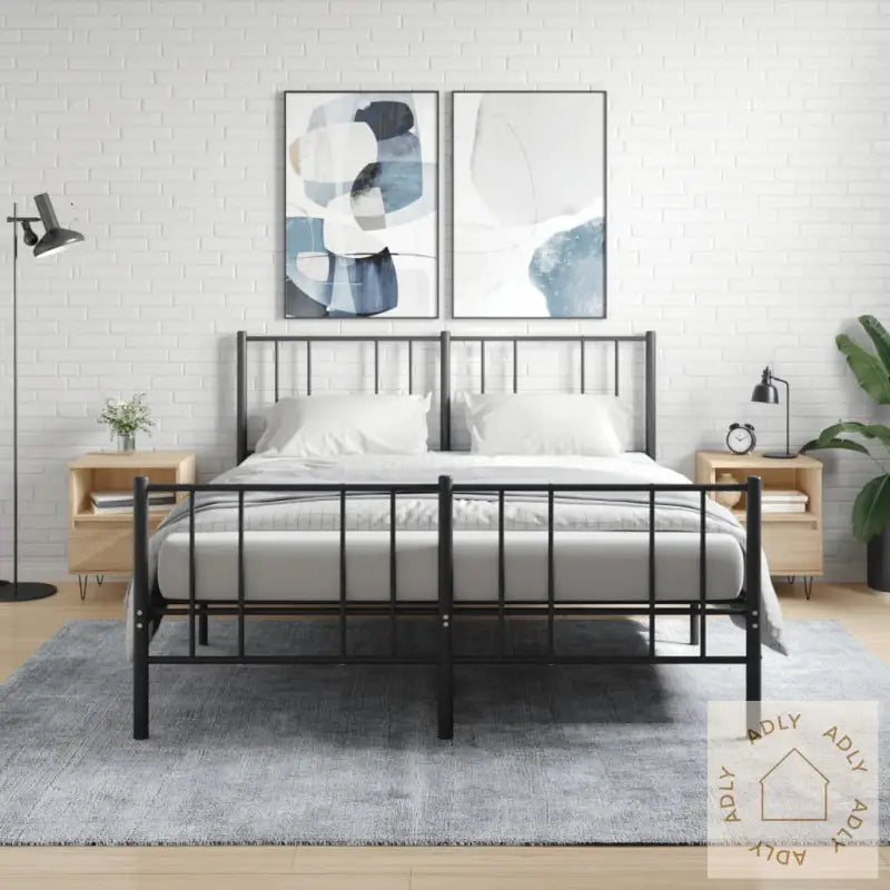 Nattbord 2 Stk Sonoma Eik 40X35X50 Cm Konstruert Tre