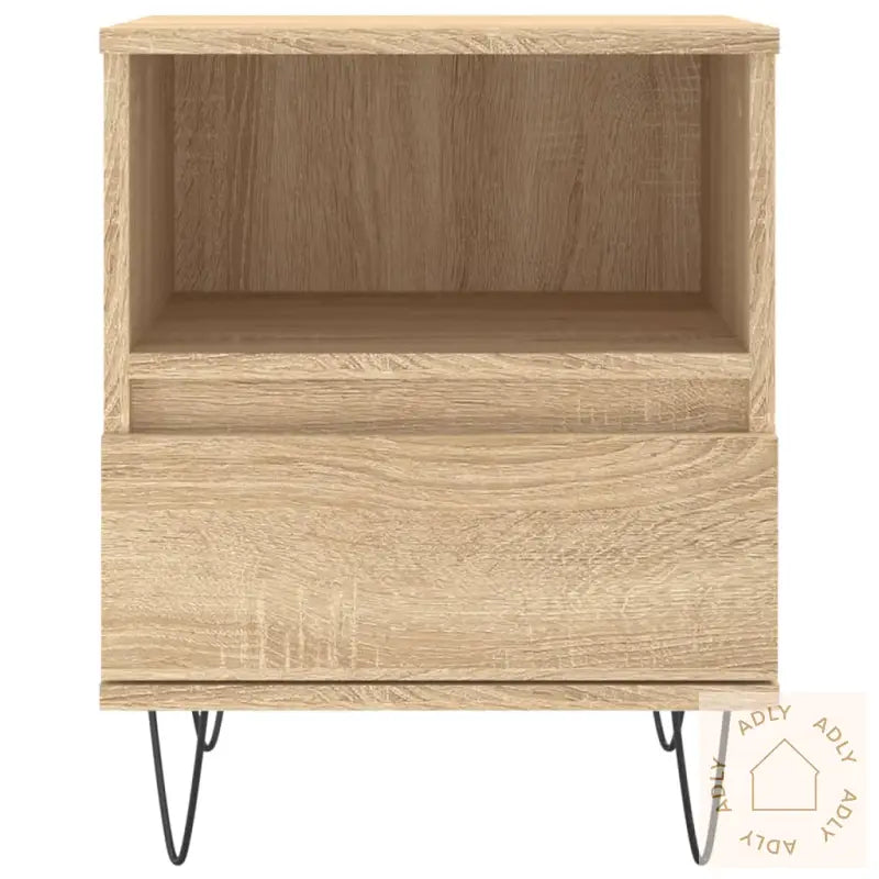 Nattbord 2 Stk Sonoma Eik 40X35X50 Cm Konstruert Tre