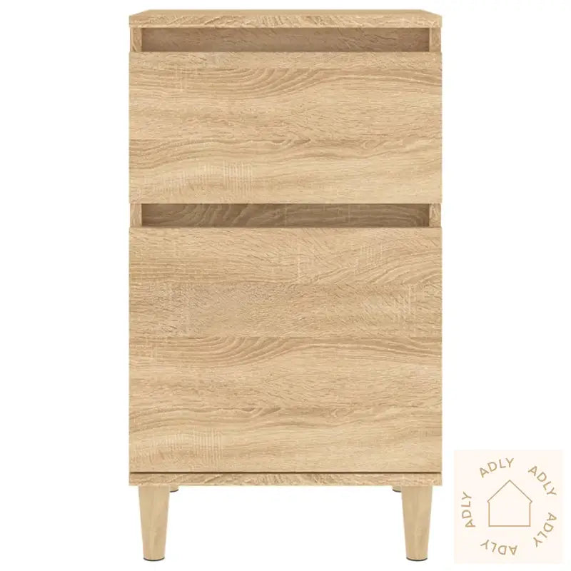 Nattbord 2 Stk Sonoma Eik 40X35X70 Cm