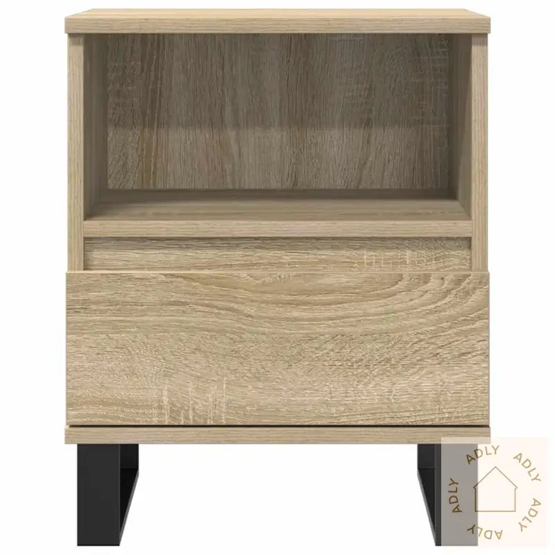 Nattbord 2 Stk Sonoma Eik 40X35X50 Cm Konstruert Tre