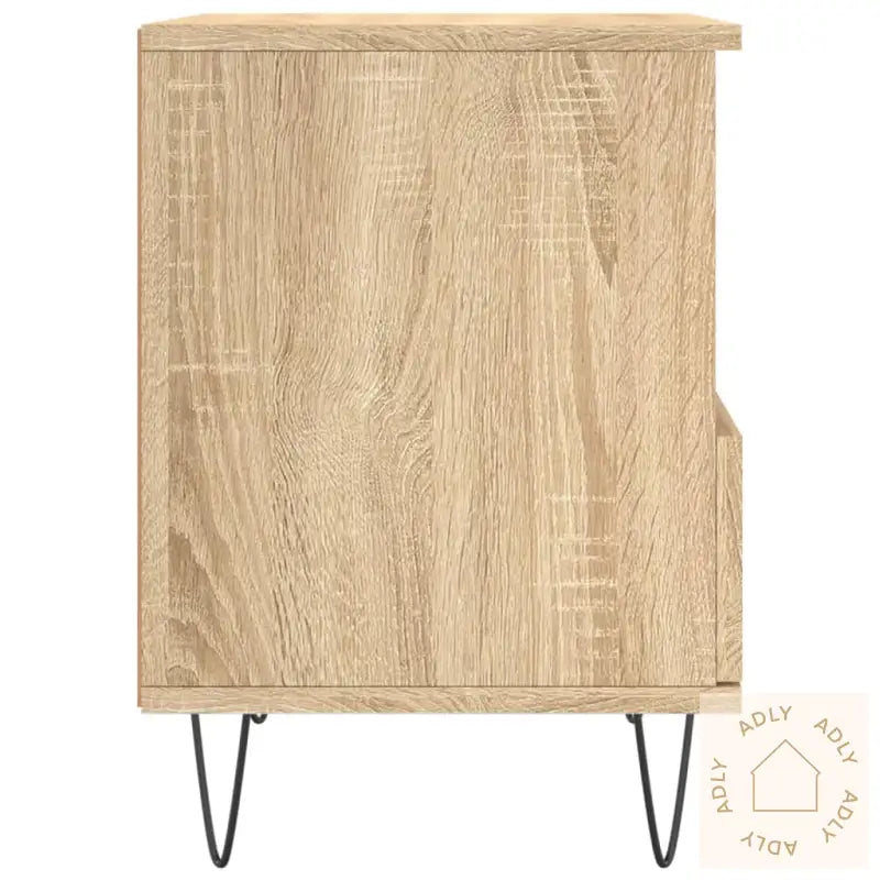 Nattbord 2 Stk Sonoma Eik 40X35X50 Cm Konstruert Tre