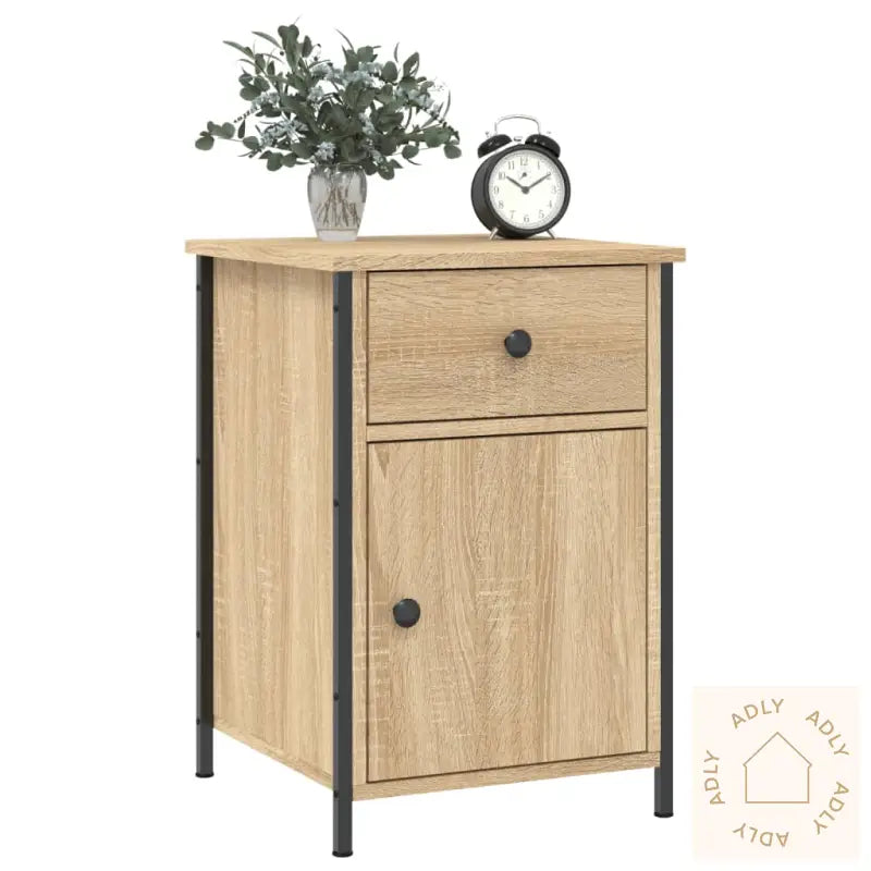 Nattbord Sonoma Eik 40X42X60 Cm Konstruert Tre