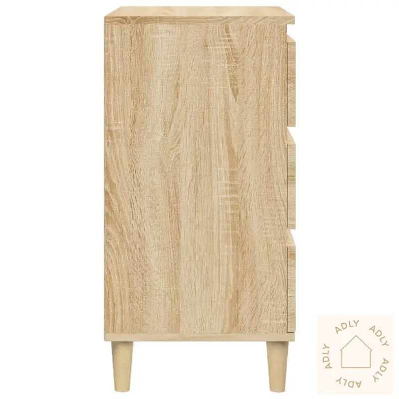 Nattbord Sonoma Eik 40X35X70 Cm Konstruert Tre