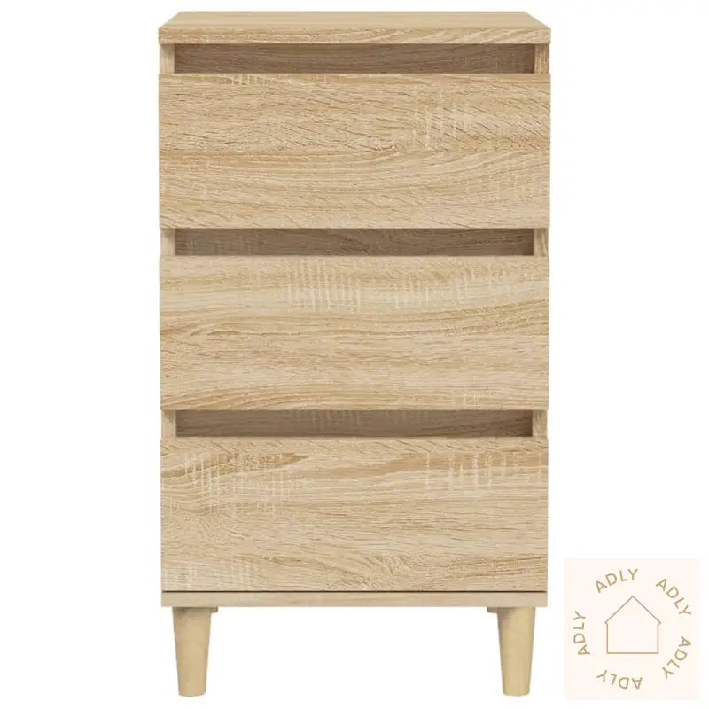 Nattbord Sonoma Eik 40X35X70 Cm Konstruert Tre