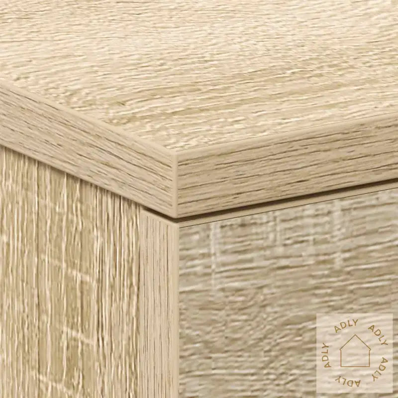 Nattbord 2 Stk Sonoma Eik 38X35X56 Cm Konstruert Tre
