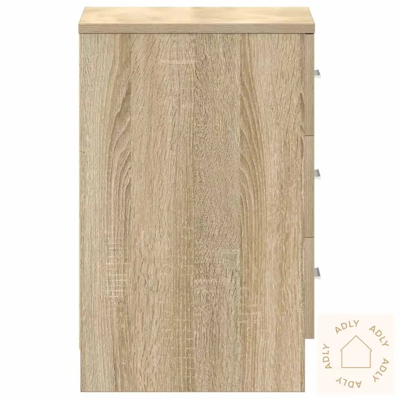 Nattbord 2 Stk Sonoma Eik 38X35X56 Cm Konstruert Tre