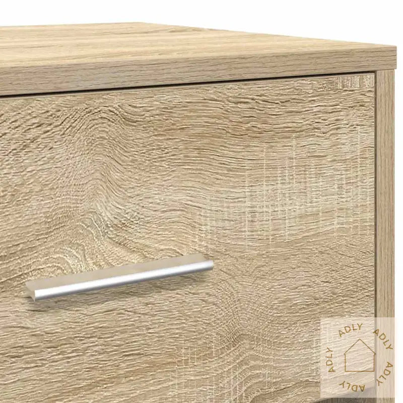 Nattbord 2 Stk Med Skuff Sonoma Eik 40X34X50 Cm