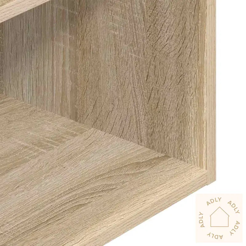 Nattbord Med Skuff 2 Stk Sonoma Eik 35X34X66,5 Cm