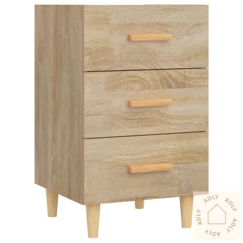 Nattbord Sonoma Eik 40X40X66 Cm Konstruert Tre