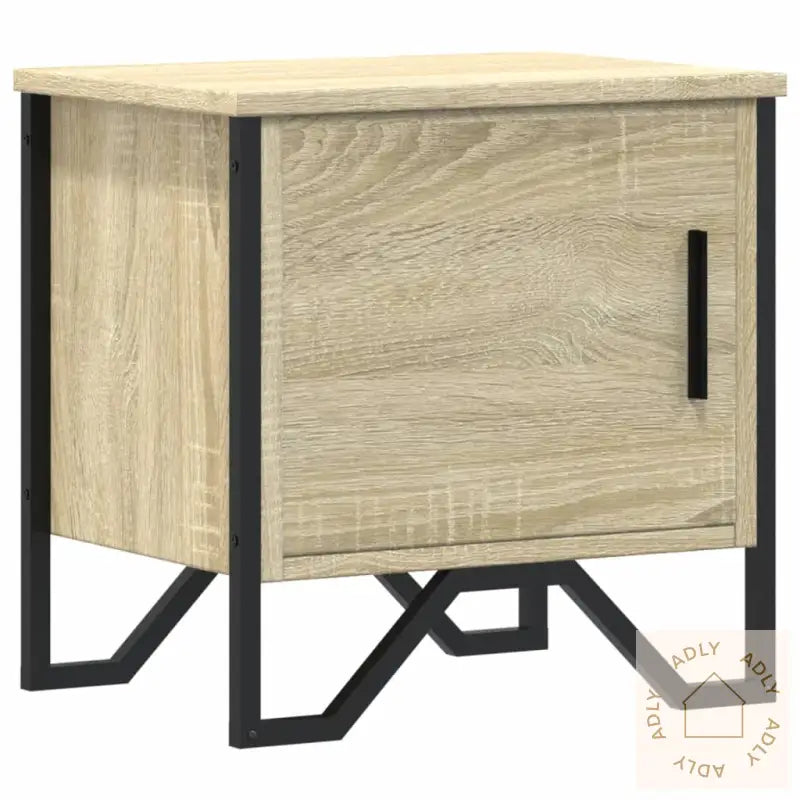 Nattbord Sonoma Eik 40X30X40 Cm Sponplate